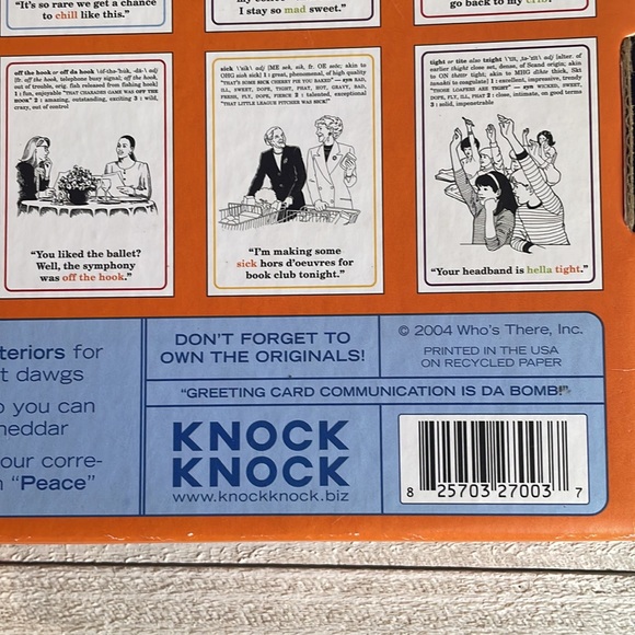 🧡SLANG Flashcard Greeting Cards, Set of 10 - Picture 7 of 7